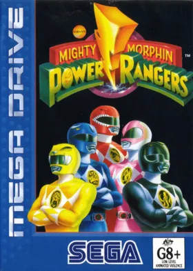 Mighty Morphin Power Rangers (Europe) box cover front